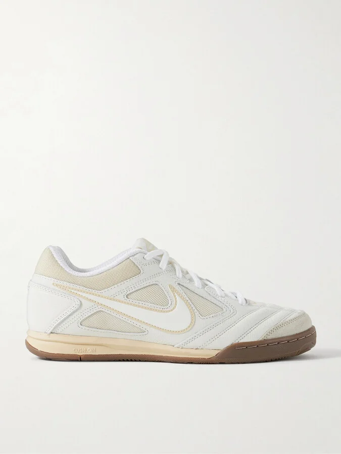 Nike - Gato Suede-trimmed Mesh And Leather Sneakers - Cream