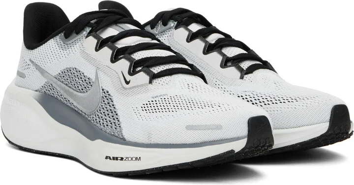 Nike Gray Air Zoom Pegasus 41 Sneakers - Image 4