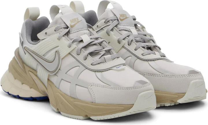 Nike Gray & Beige V2K Run GORE-TEX Sneakers - Image 4
