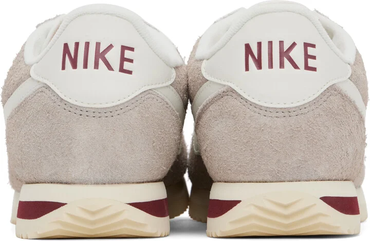 Nike Gray Cortez SE Suede Sneakers - Image 2