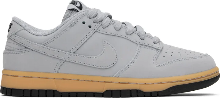 Nike Gray Dunk Low Retro SE Sneakers
