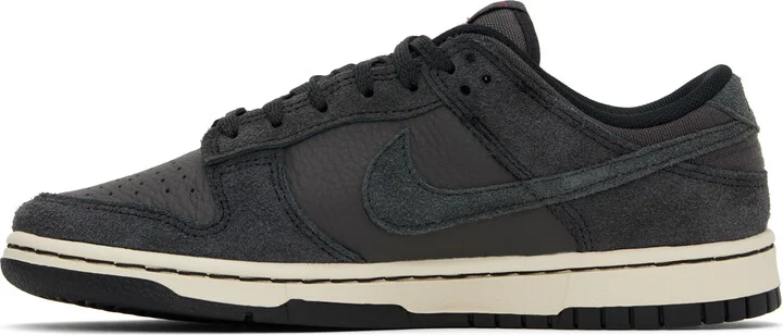 Nike Gray Dunk Low Sneakers - Image 3