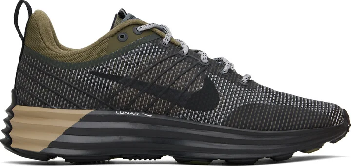 Nike Gray & Khaki Lunar Roam SE Sneakers