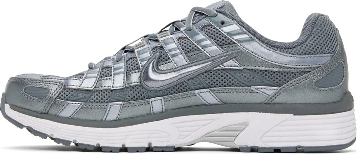 Nike Gray P-6000 Sneakers - Image 3