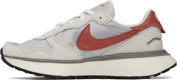 Nike Gray Phoenix Waffle Sneakers - Image 3