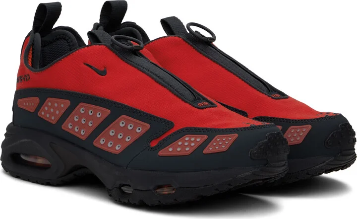 Nike Gray & Red Air Max SNDR GORE-TEX Sneakers - Image 4