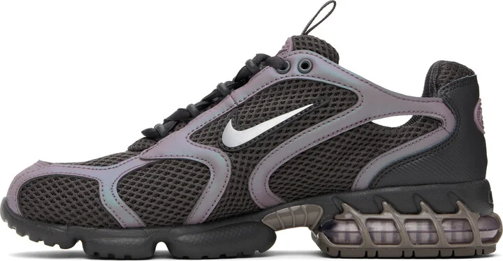 Nike Gray & Taupe Air Zoom Spiridon Cage 2 Sneakers - Image 3
