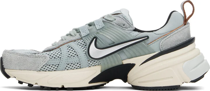 Nike Gray V2K Run Sneakers - Image 3