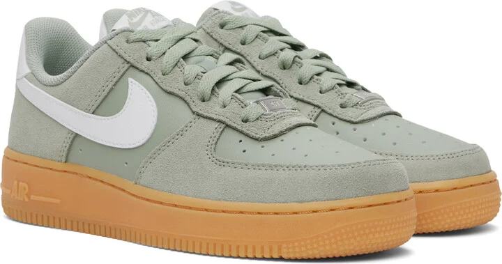 Nike Green Air Force 1 '07 LV8 Sneakers - Image 4