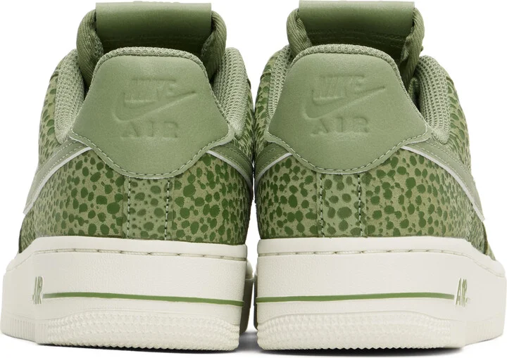 Nike Green Air Force 1 '07 Premium Sneakers - Image 2
