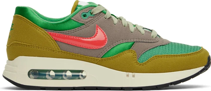 Nike Green Air Max 1 '86 OG Big Bubble Powerwall Sneakers