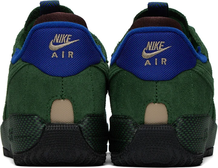 Nike Green & Blue Air Force 1 Wild Sneakers - Image 2