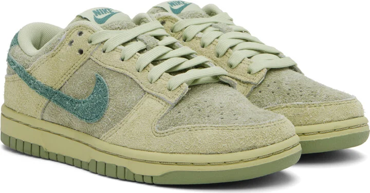 Nike Green Dunk Low Sneakers - Image 4