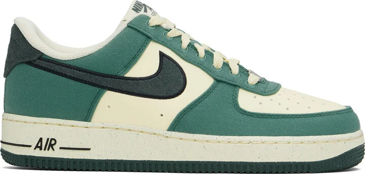 Nike Green & Off-White Air Force 1 '07 LV8 Sneakers