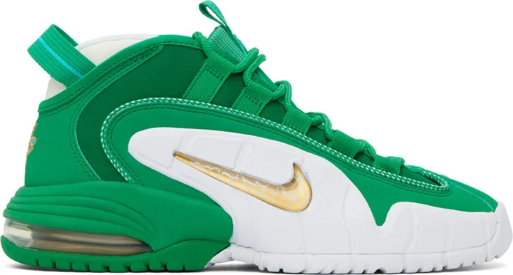 Nike Green & White Air Max Penny Sneakers