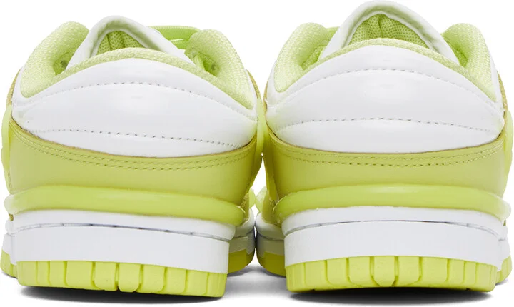 Nike Green & White Dunk Low Twist Sneakers - Image 2
