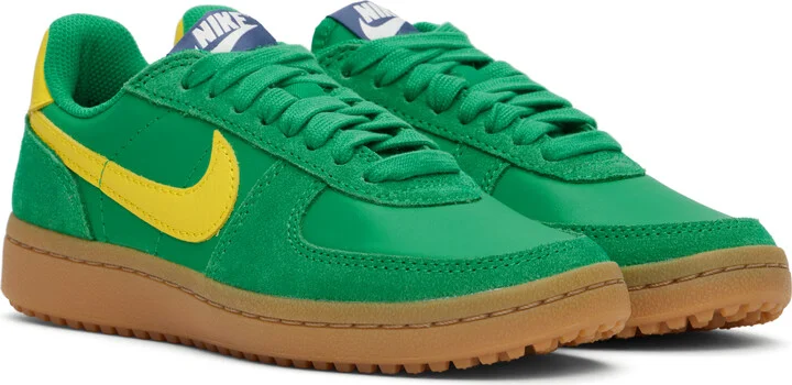 Nike Green & Yellow Field General Sneakers - Image 4