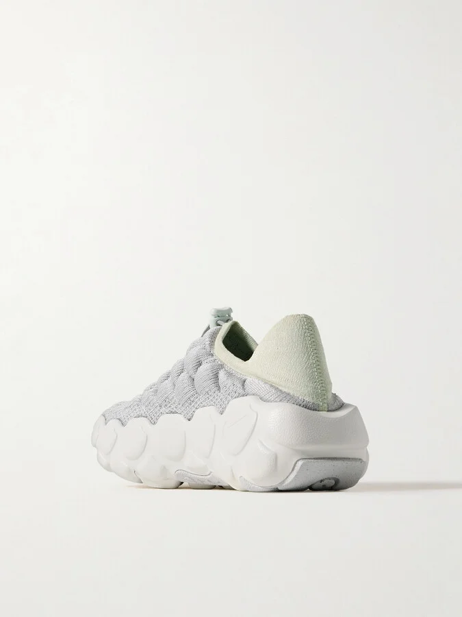 Nike - Haven Rubber-trimmed Flyknit Sneakers - Gray - Image 3