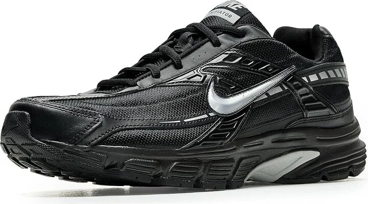 Nike Initiator Men's Running Shoes Black/Metallic Silver/Black : 14 D - Medium, Rubber/Synthetic