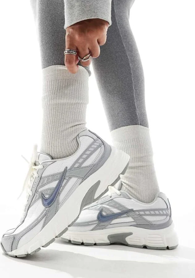 Nike Initiator sneakers in off white and gray
