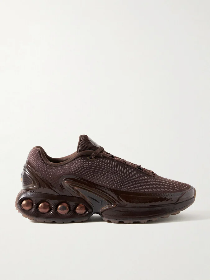 Nike - + Isamaya Ffrench Air Max Dn Rubber-trimmed Mesh Sneakers - Brown