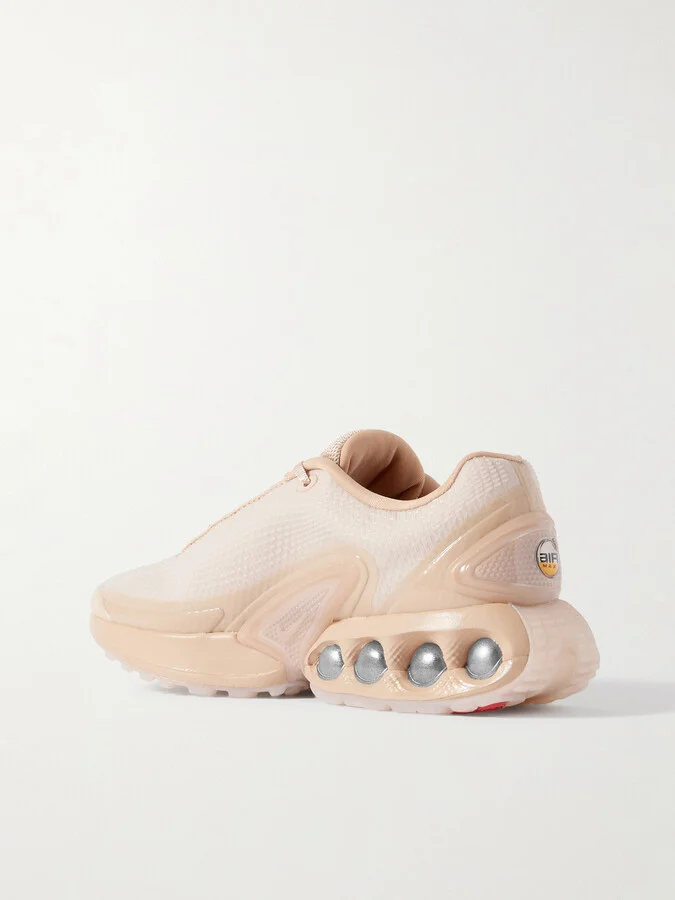Nike - + Isamaya Ffrench Air Max Dn Rubber-trimmed Mesh Sneakers - Neutrals - Image 3