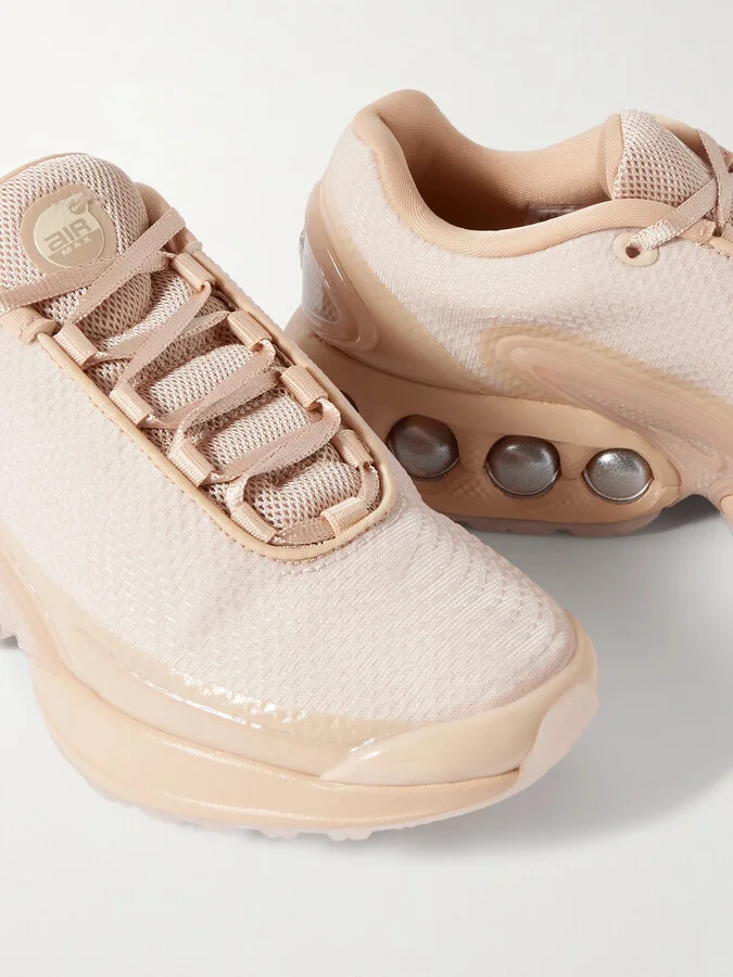 Nike - + Isamaya Ffrench Air Max Dn Rubber-trimmed Mesh Sneakers - Neutrals - Image 4