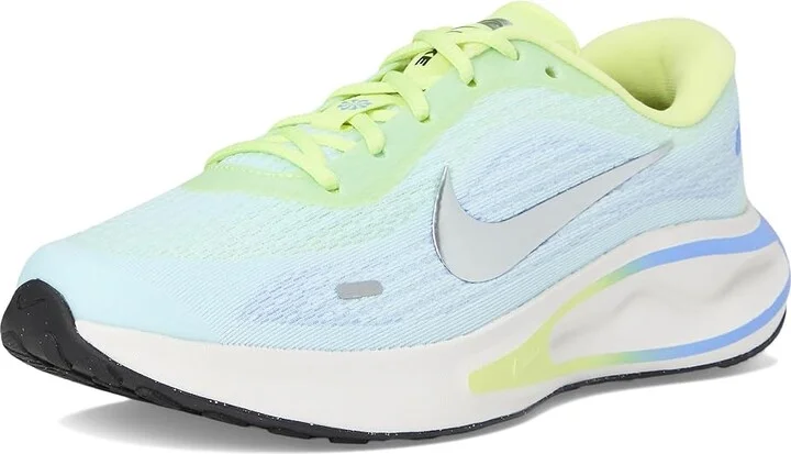 Nike Journey Run Women's Shoes Light Lemon Twist/Metallic Silver : 6 B - Medium, Textile - Image 5