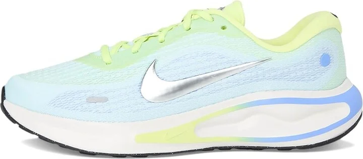 Nike Journey Run Women's Shoes Light Lemon Twist/Metallic Silver : 6 B - Medium, Textile - Image 6