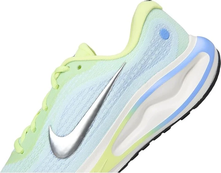 Nike Journey Run Women's Shoes Light Lemon Twist/Metallic Silver : 6 B - Medium, Textile - Image 7