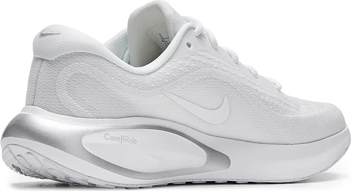 Nike Journey Run Women's Shoes White/White/Pure Platinum : 11.5 B - Medium, Textile - Image 3