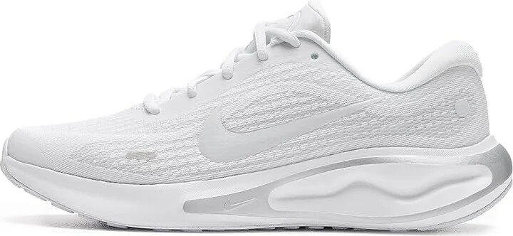 Nike Journey Run Women's Shoes White/White/Pure Platinum : 11.5 B - Medium, Textile - Image 6