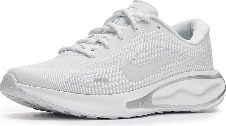 Nike Journey Run Women's Shoes White/White/Pure Platinum : 11.5 B - Medium, Textile