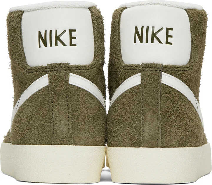 Nike Khaki Blazer Mid '77 Vintage Sneakers - Image 2