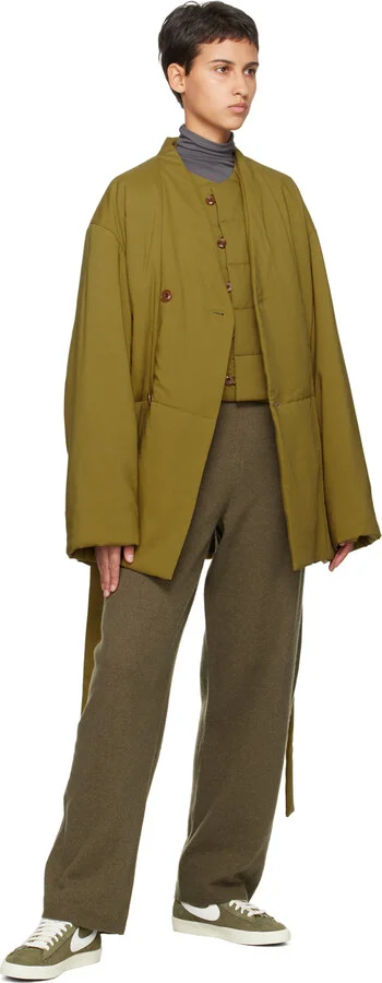 Nike Khaki Blazer Mid '77 Vintage Sneakers - Image 5