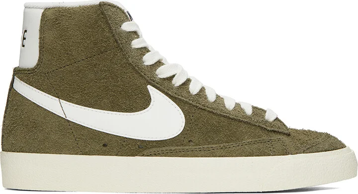 Nike Khaki Blazer Mid '77 Vintage Sneakers