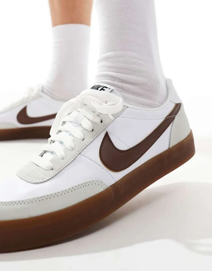 Nike Killshot 2 Leather sneakers in white and brown - Image 3