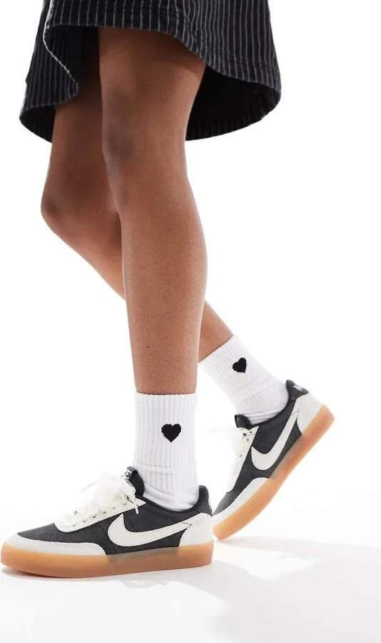 Nike Killshot 2 sneakers in black and white - Image 3