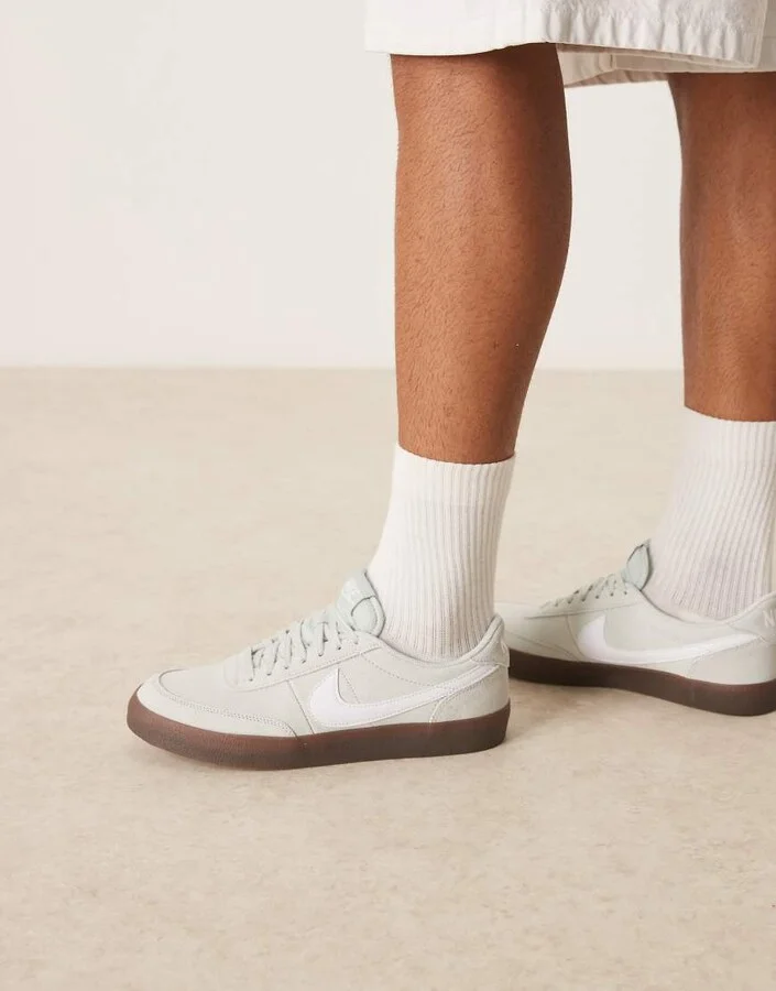 Nike Killshot 2 sneakers in light green and white