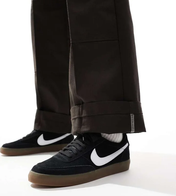 Nike Killshot 2 suede sneakers in black and white