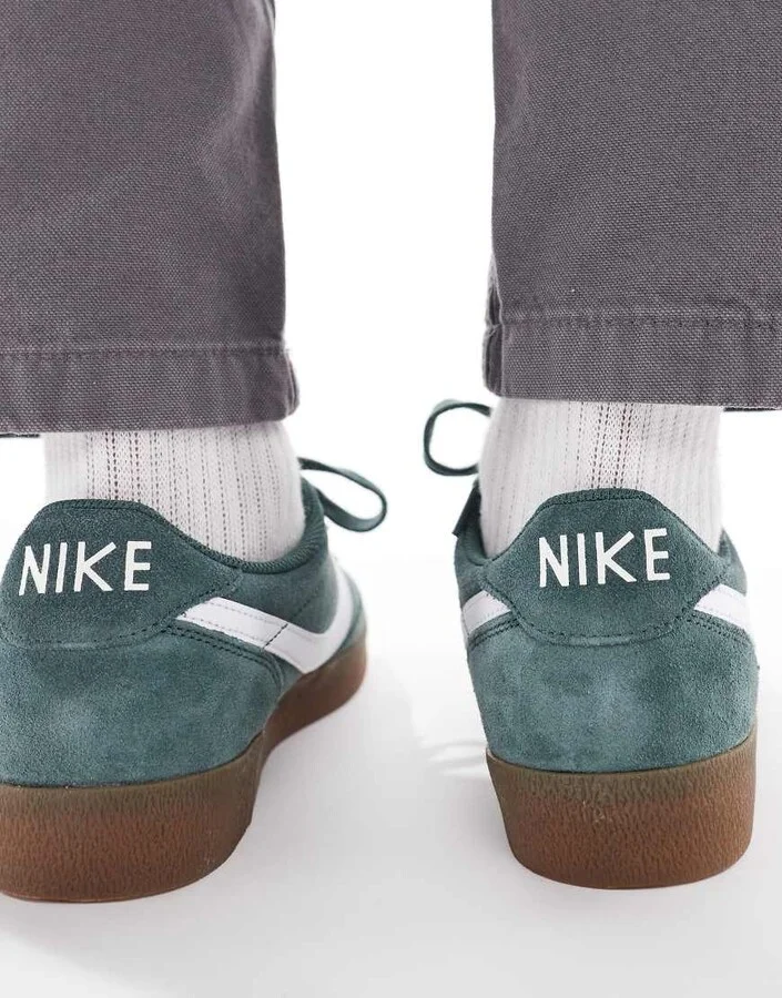 Nike Killshot 2 suede sneakers in green and white - Image 2