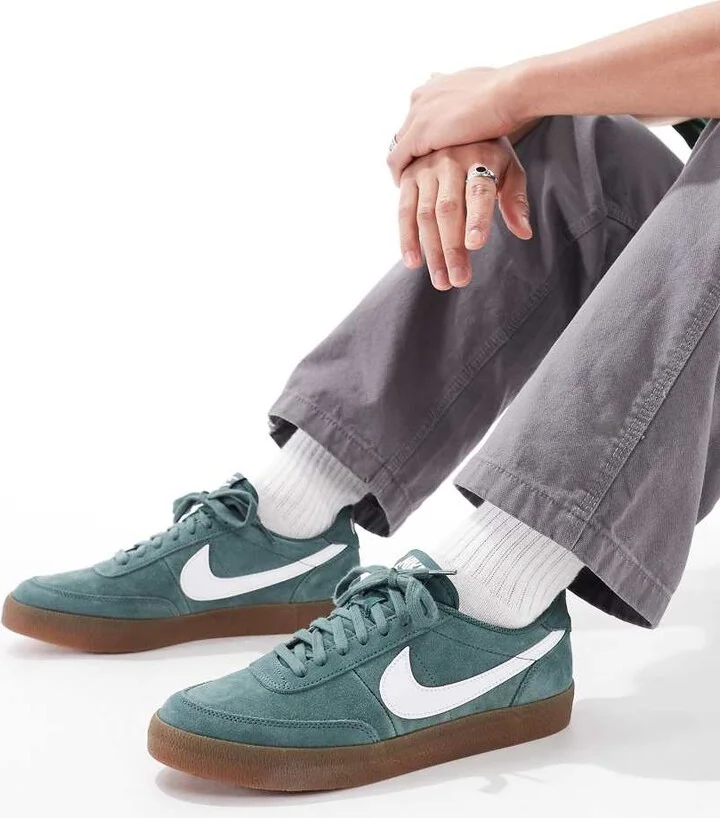 Nike Killshot 2 suede sneakers in green and white
