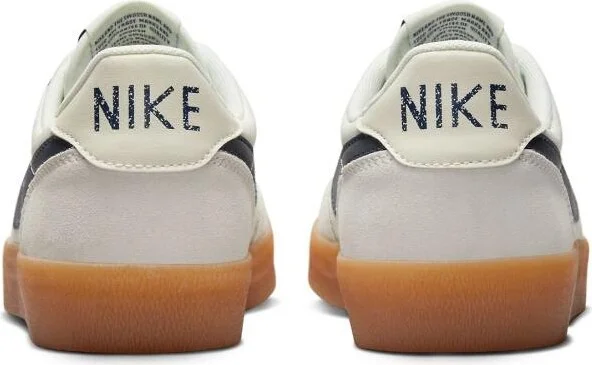Nike Killshot sneakers with gum sole in white and navy - Image 3