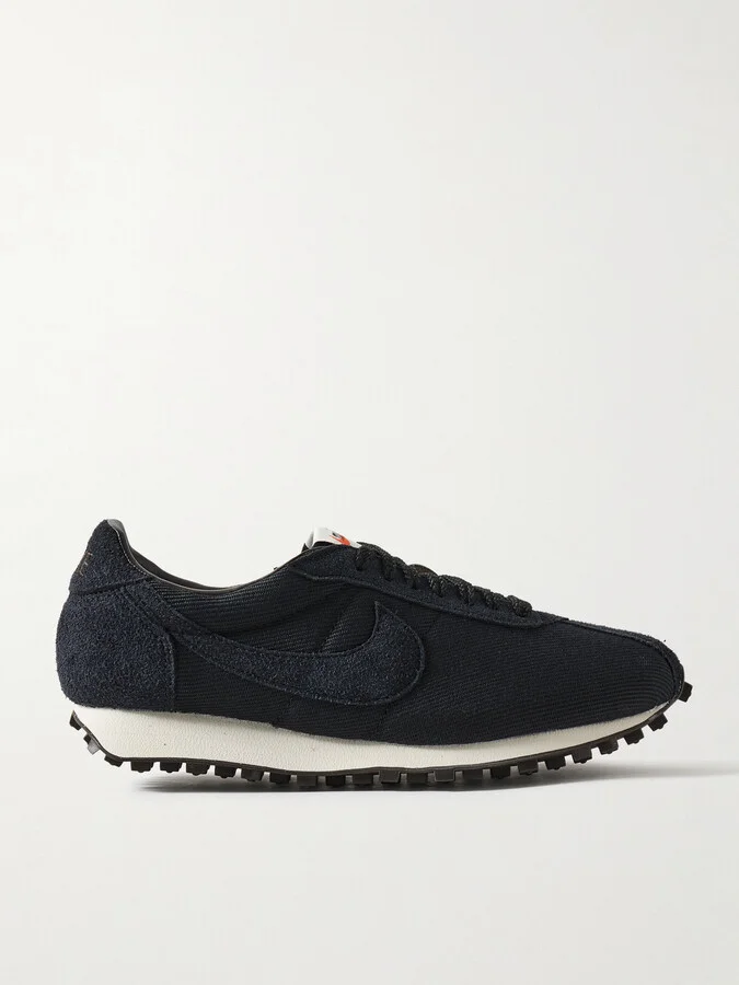Nike - Ld-1000 Brushed Suede-trimmed Twill Sneakers - Black