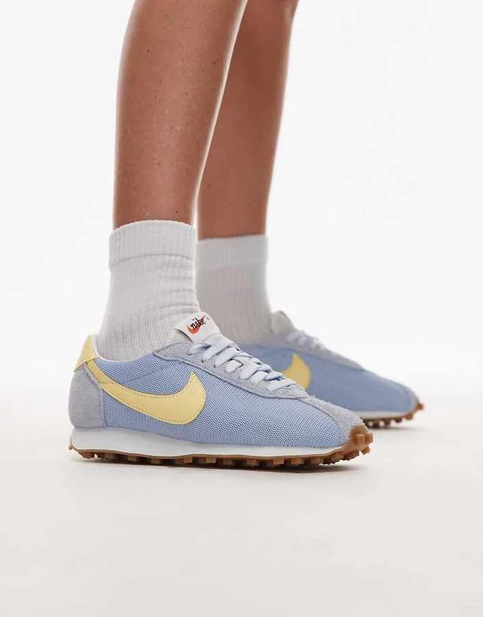 Nike LD-1000 sneakers in light blue and yellow