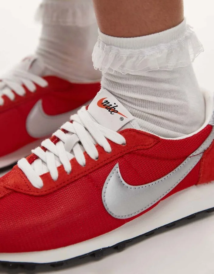 Nike LD-1000 sneakers in red and silver - Image 4