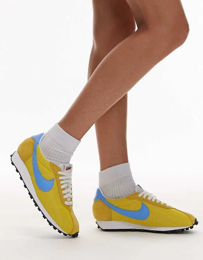 Nike LD-1000 sneakers in yellow and blue