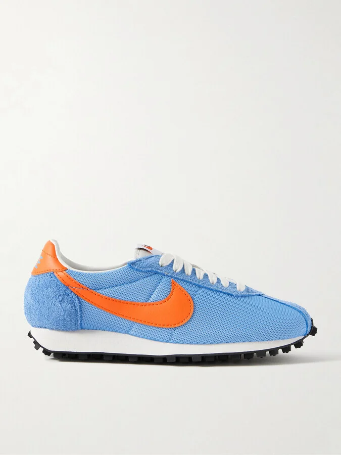 Nike - Ld-1000 Suede And Leather-trimmed Mesh Sneakers - Blue