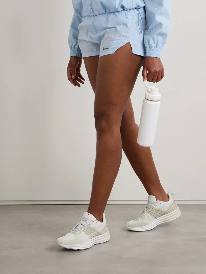 Nike - Lunar Roam Rubber-trimmed Mesh Sneakers - White - Image 2