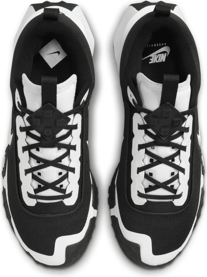 Nike Men's Air Diamond Varsity Turf Baseball Shoes in Black | DZ0502-004 - Image 4